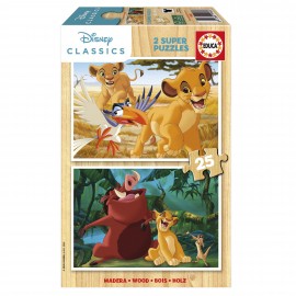 PUZZLE LE ROI LION 2x25