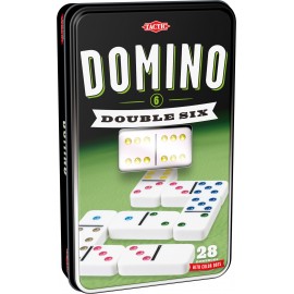 DOMINO DOUBLE 6 BOÎTE MÉTAL