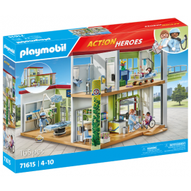 HÔPITAL AMÉNAGÉ AVEC TOIT...