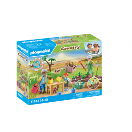 GRANDS-PARENTS ET POTAGER