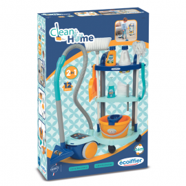 CHARIOT MÉNAGE + ASPIRATEUR